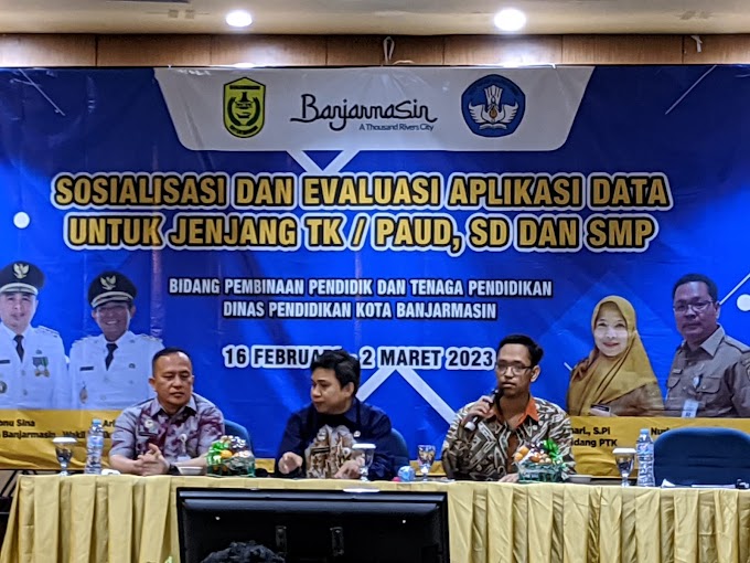 Sosialisasi dan Evaluasi Aplikasi Sipensekdik Dinas Pendidikan